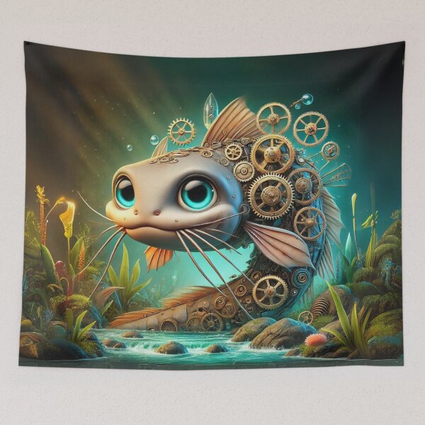Item preview, Steampunk Eel catfish designed and sold by Sillytoe.