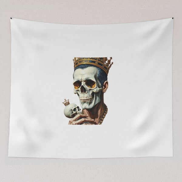Item preview, Freddie Mercury Skull Pop ART | Gold crown | PUNK ROCK  designed and sold by TaliaShin.