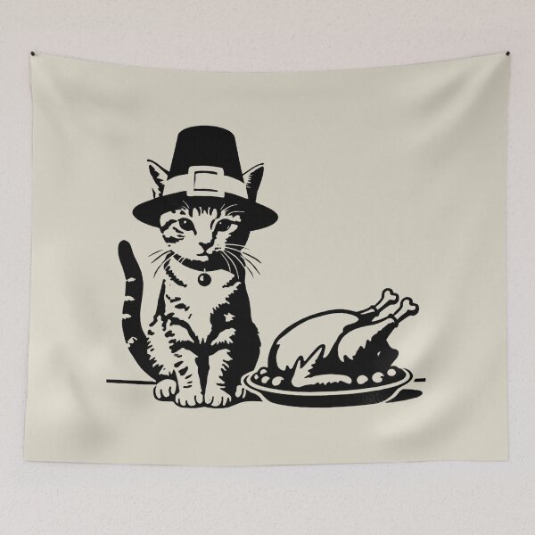 Item preview, Pilgrim Cat and the Feast designed and sold by Blink Art Studio.