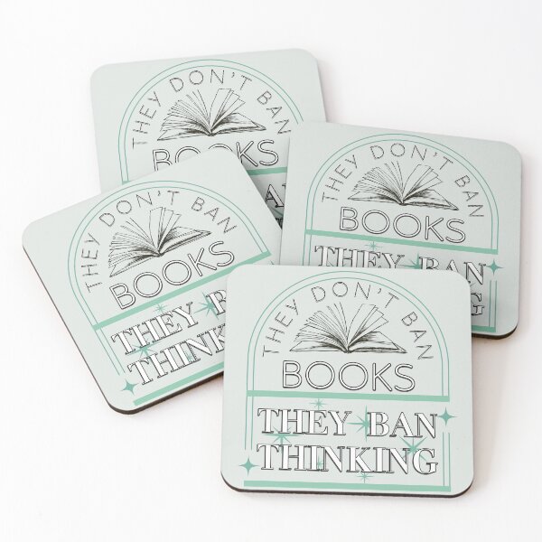 Item preview, Ban Books, Ban Thinking designed and sold by AdriaCaps Art & Design.