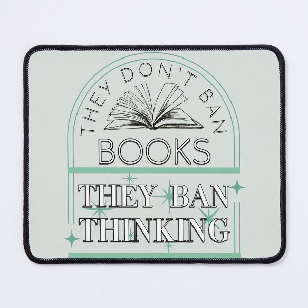 Item preview, Ban Books, Ban Thinking designed and sold by AdriaCaps Art & Design.