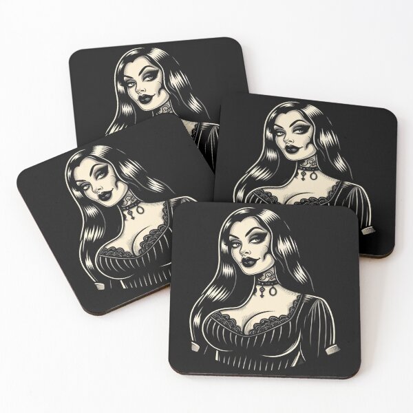 Item preview, Hot Goth Woman designed and sold by PulpVintage.