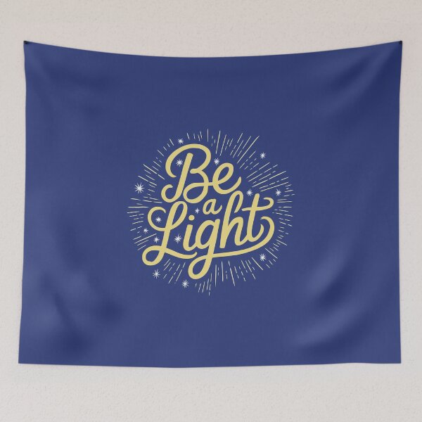 Item preview, Be a Light - Inspirational Hand-Drawn Typography Design designed and sold by serein32.