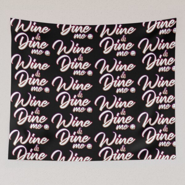 Item preview, Wine and Dine Me designed and sold by Shawnsonartshop.