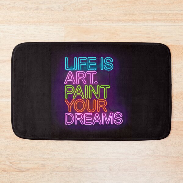 Item preview, Life is art. Paint your dreams. Neon Art lovers gift. designed and sold by paulo silveira.