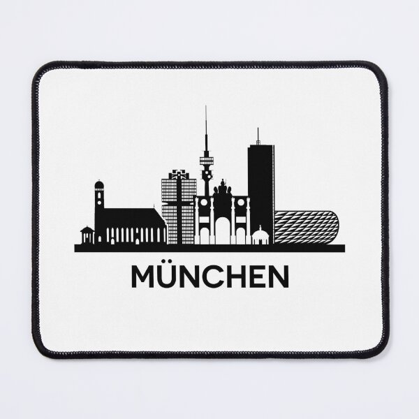 Item preview, München Skyline Silhouette Black designed and sold by strixvariaart.