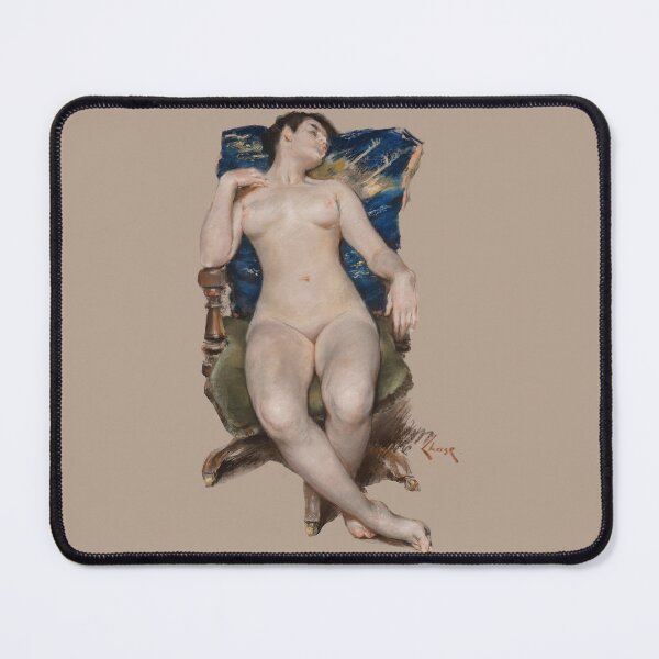Item preview, Nude Resting in a Chair William Merritt Chase designed and sold by TeeARTHY.