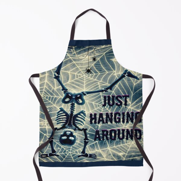 Item preview, Spooky Skeleton Just Hanging Around Halloween Fun designed and sold by gleefulme.