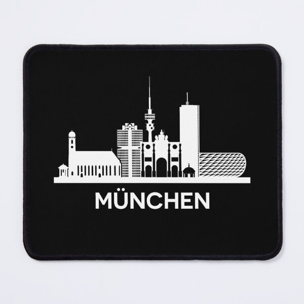 Item preview, München Skyline Silhouette White designed and sold by strixvariaart.