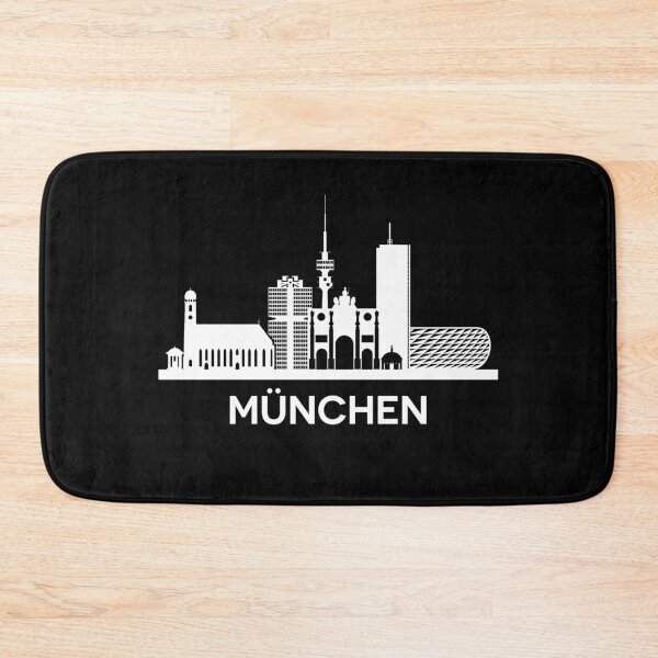 Item preview, München Skyline Silhouette White designed and sold by strixvariaart.