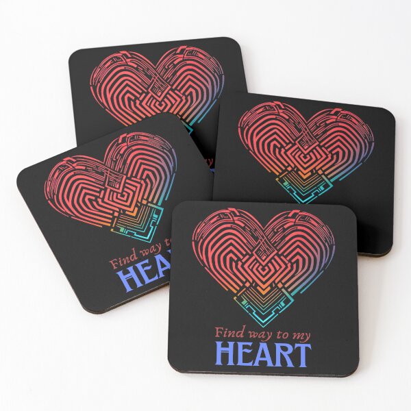 Item preview, Find Way To My Heart - Abstract Heart designed and sold by CreatorGemini.