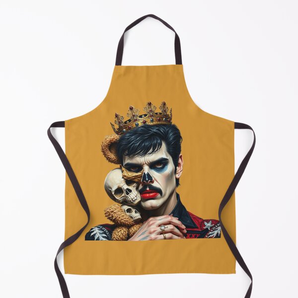 Item preview, Freddie Mercury, Royal crown with skull, Queen, cool design designed and sold by TaliaShin.