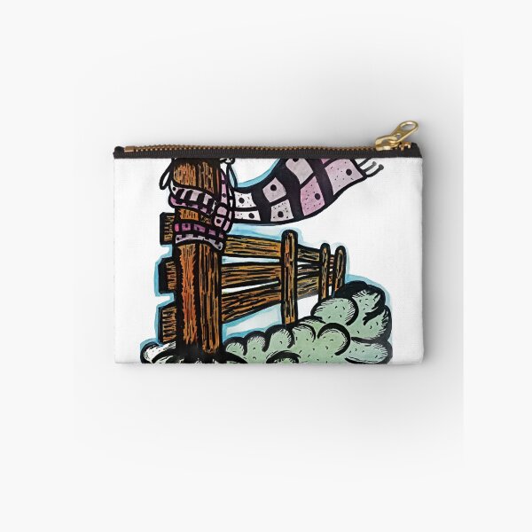 Item preview, Winter Fence with Scarf designed and sold by TaimoorKhan44.