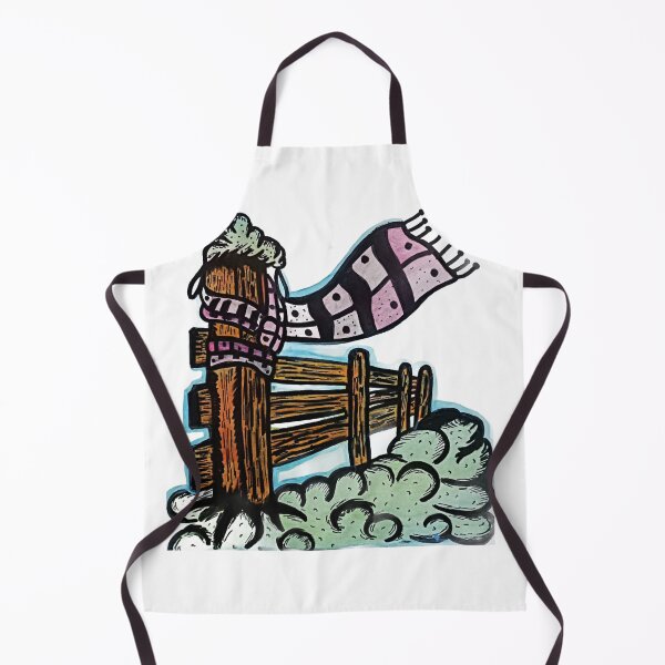 Item preview, Winter Fence with Scarf designed and sold by TaimoorKhan44.