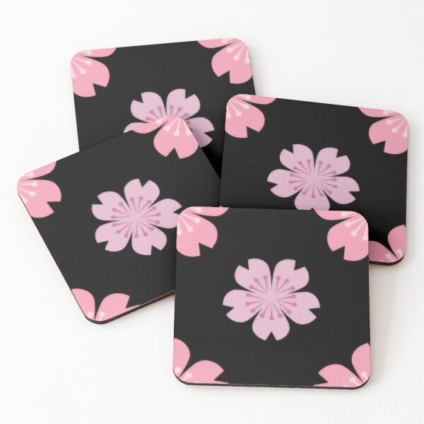 Item preview, Pink Flower Textile designed and sold by QuietJamsDesign.