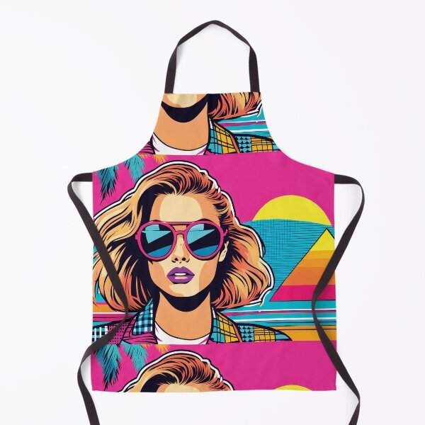 Item preview, Retro Lady 005 - 1980's Miami Beach Lady - 80's Ad Classic designed and sold by QuarterMoon.