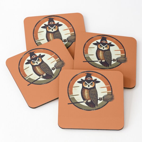 Item preview, Halloween Owl designed and sold by FrictionMaxxing.