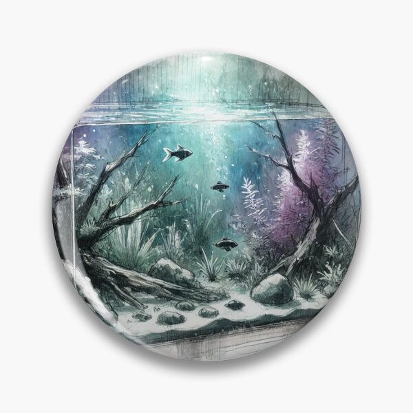 Item preview, Aquascaping Watercolor designed and sold by Subtle Awe.