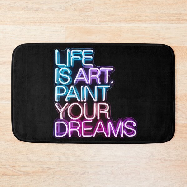 Item preview, Life is art. Paint your dreams. Neon Art. designed and sold by paulo silveira.