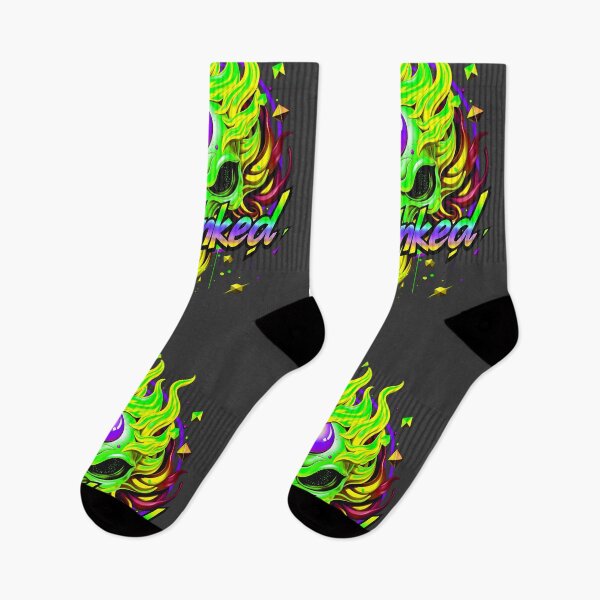 Item preview, Get Inked Cool Fire Skull Tattoo Design  designed and sold by TheArtOfPat.