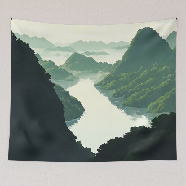 Item preview, Vietnam landscape | Anime style designed and sold by ComicsFactory.