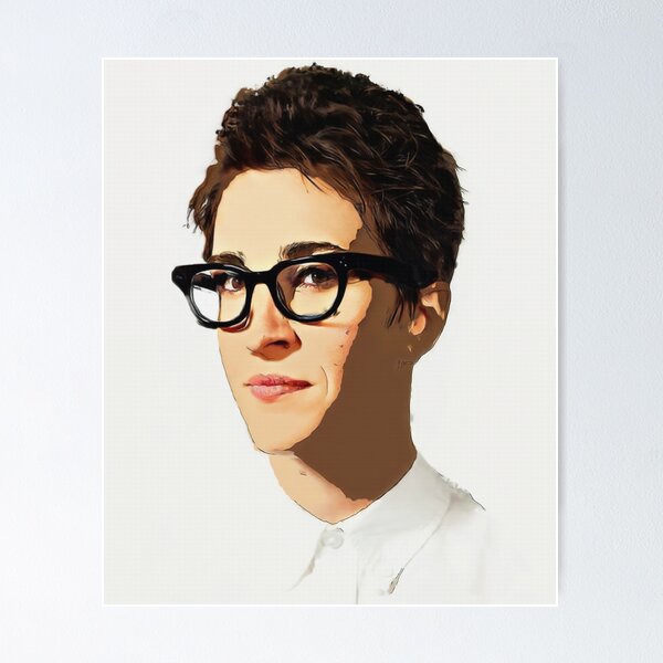 Item preview, Rachel Maddow: Iconic Journalist Portrait designed and sold by PopCultureArtShop.