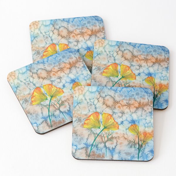 Item preview, Yellow and orange flowers designed and sold by ViktoriaLaSk.