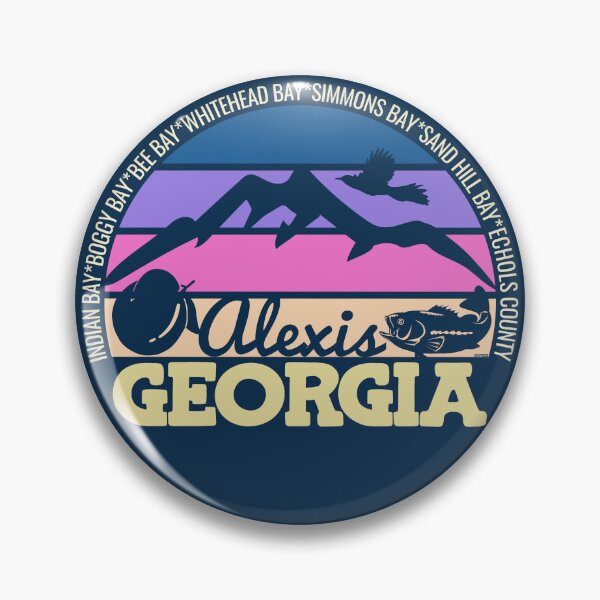 Item preview, Alexis Georgia Sunset Retro Vintage Local Pride Logo designed and sold by CRHPOD20.