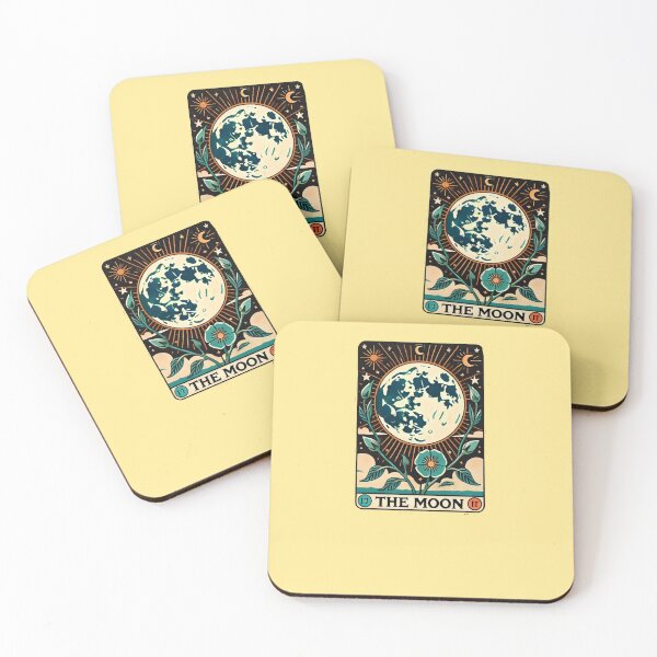 Item preview, The Moon Tarot Card designed and sold by FrictionMaxxing.