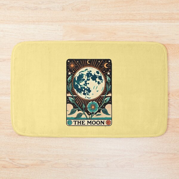 Item preview, The Moon Tarot Card designed and sold by FrictionMaxxing.