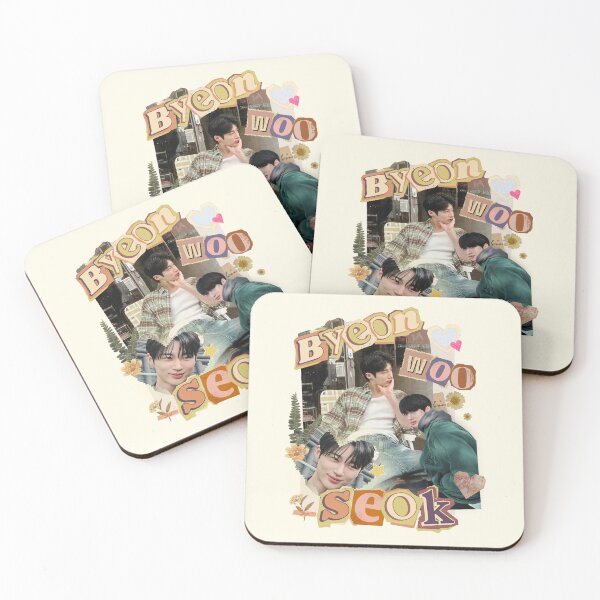 Item preview, Byeon Woo-seok Scrapbook Design Art designed and sold by AJUNICE STUDIO.