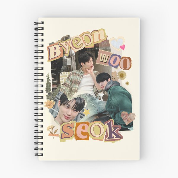 Item preview, Byeon Woo-seok Scrapbook Design Art designed and sold by AJUNICE STUDIO.