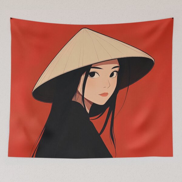 Item preview, Vietnamese woman | Anime style designed and sold by ComicsFactory.