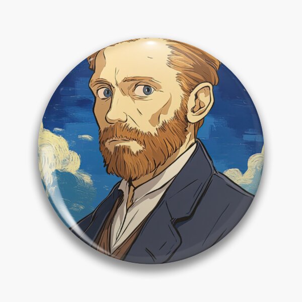 Item preview, Vincent van Gogh, portrait | Anime style designed and sold by ComicsFactory.