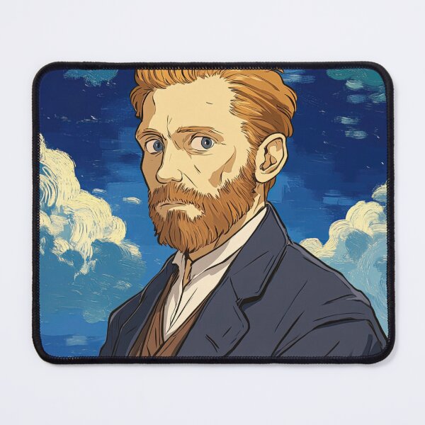 Item preview, Vincent van Gogh, portrait | Anime style designed and sold by ComicsFactory.