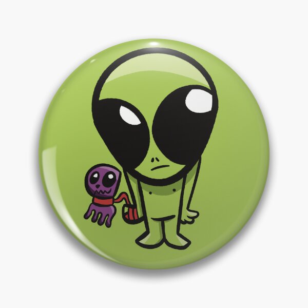 Item preview, Squib the alien (and Squib Jr. the other alien) designed and sold by JonkLobster.