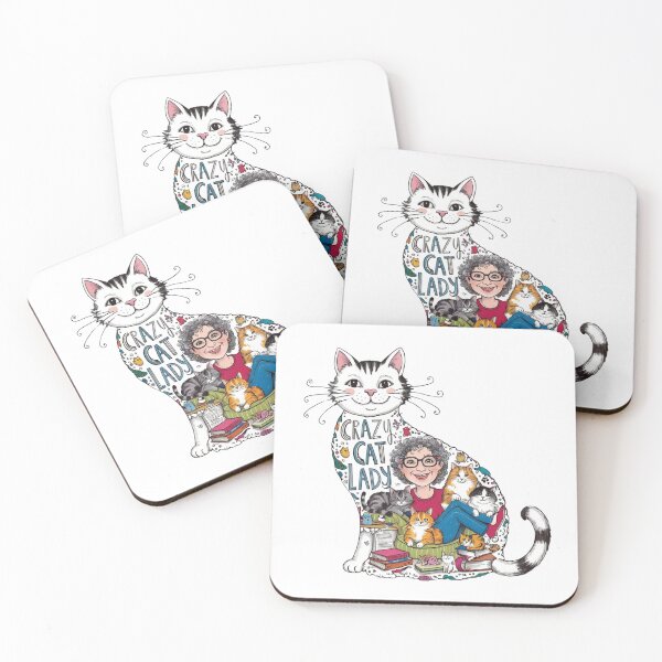 Item preview, Crazy Cat Lady 1 designed and sold by NFL-LIVE .