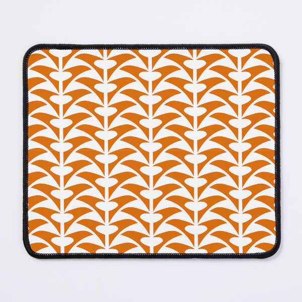 Item preview, NEW FAUX. ABSTRACT REPEAT PATTERN. ORANGE. designed and sold by 5hertz.