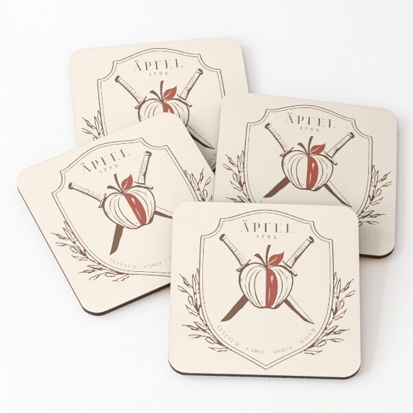 Item preview, Apfel Family Crest (commission) designed and sold by Silver Lining Gift Co..