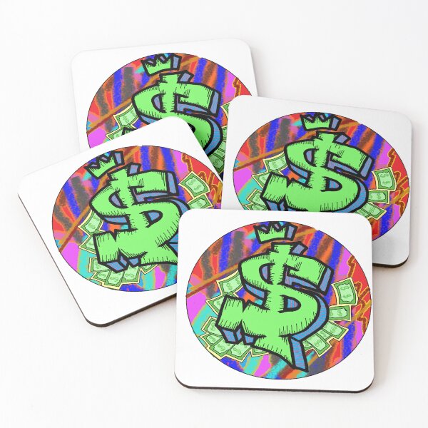 Item preview, graffiti cash dollar 123 designed and sold by LowEndGraphics.