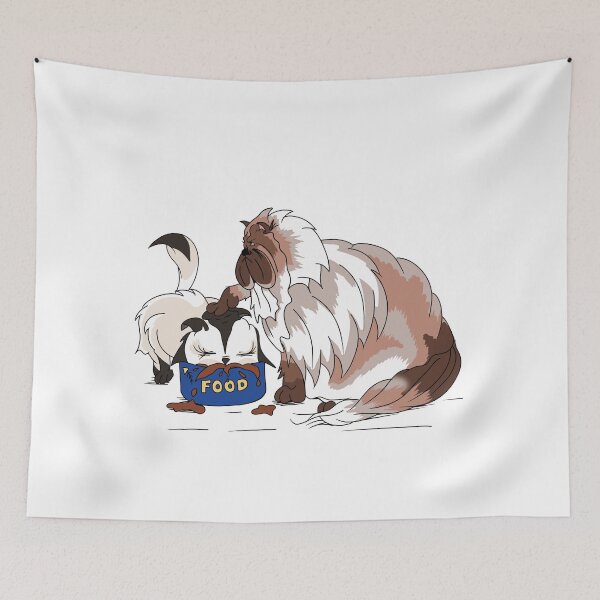 Item preview, Bazza the Bastard Cat Persian Humerous funny cats designed and sold by lozsart.