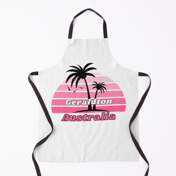 Item preview, Retro Cool Geraldton Beach Australia Palm Tree at Sunset Souvenirs designed and sold by karmdaf.