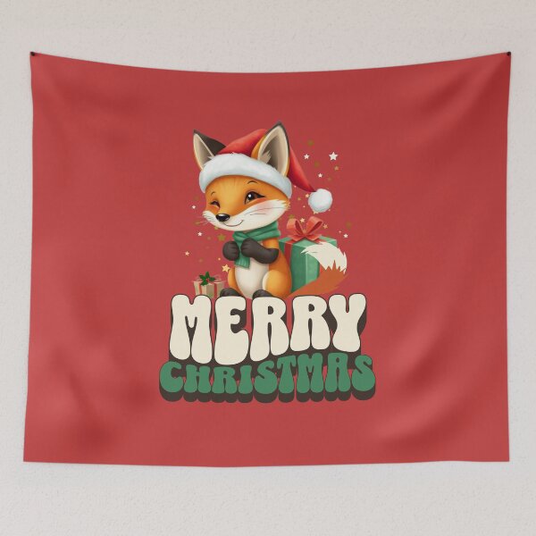 Item preview, Cute Christmas Fox designed and sold by Claustronautas.