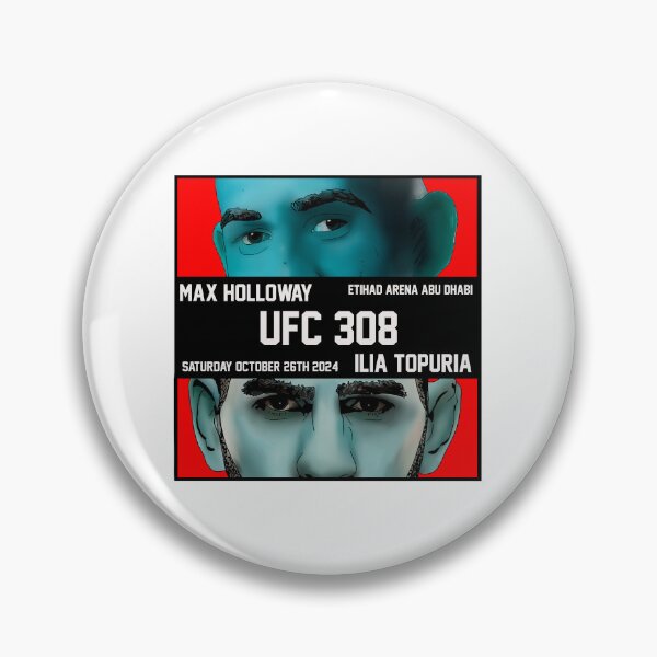 Item preview, Max Holloway vs Ilia Topuria: Featherweight Showdown designed and sold by GrizzlyCollective.