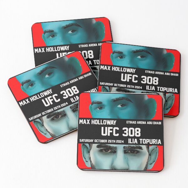 Item preview, Max Holloway vs Ilia Topuria: Featherweight Showdown designed and sold by GrizzlyCollective.