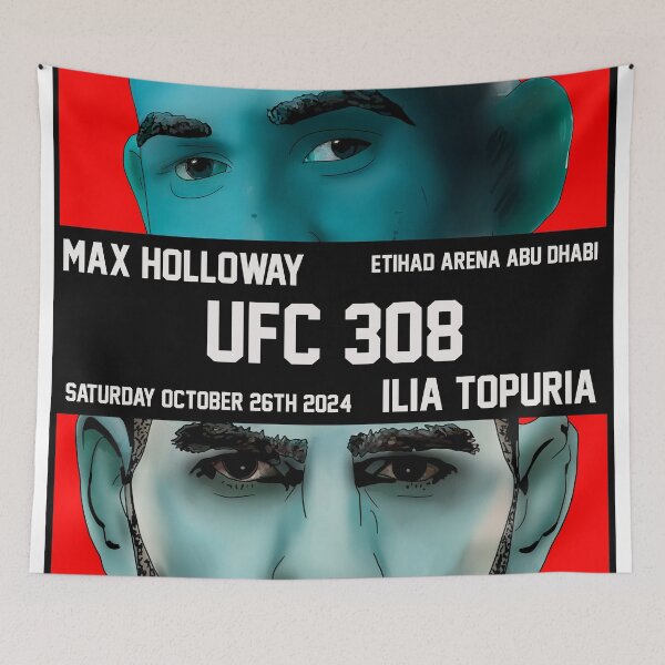 Item preview, Max Holloway vs Ilia Topuria: Featherweight Showdown designed and sold by GrizzlyCollective.