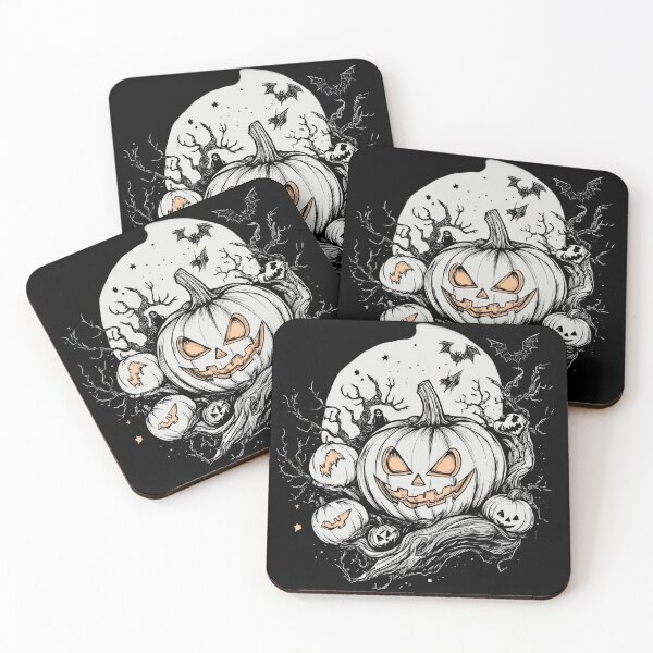 Item preview, Pumpkin's Midnight Grin: The Haunted Harvest designed and sold by HLEDesign.