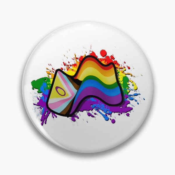 Item preview, Pride Flag with Ink Splats designed and sold by Pride4L.