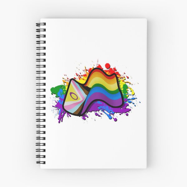 Item preview, Pride Flag with Ink Splats designed and sold by Pride4L.