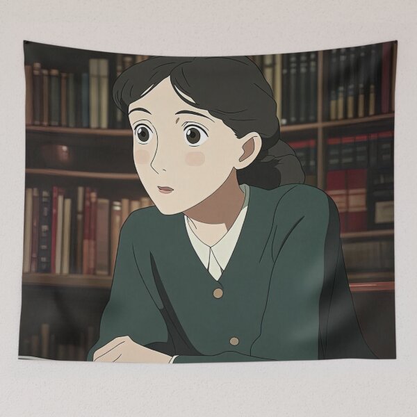 Item preview, Virginia Woolf, author | Anime style designed and sold by ComicsFactory.